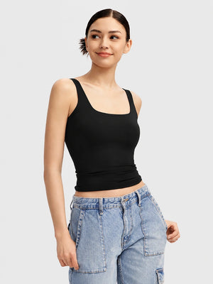 Women's Buttery Soft Square Neck Tank Top