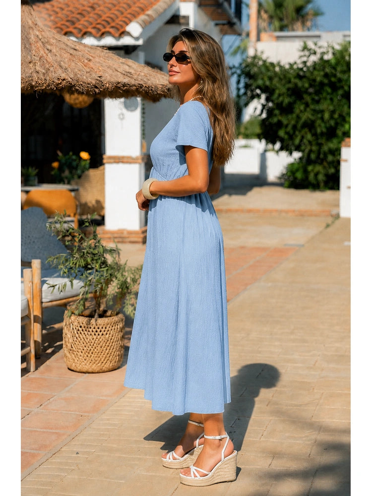 Everyday Cotton Gauze Beach Maxi Dress