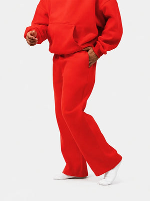 Minimalist Straight Leg Casual Comfy Stretchy Athleisure Sweatpants