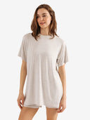 Ultra-Soft Cooling Sleep Shirt & Shorts Set