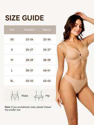 5-Pack Seamless Camel Toe Cover Thong