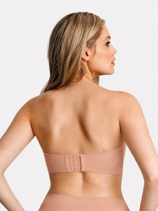 Seamless Non-Slip Push-Up Strapless Bra