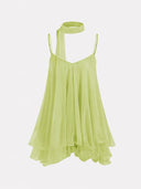 Dreamy Tulle Ruffle Mini Dress