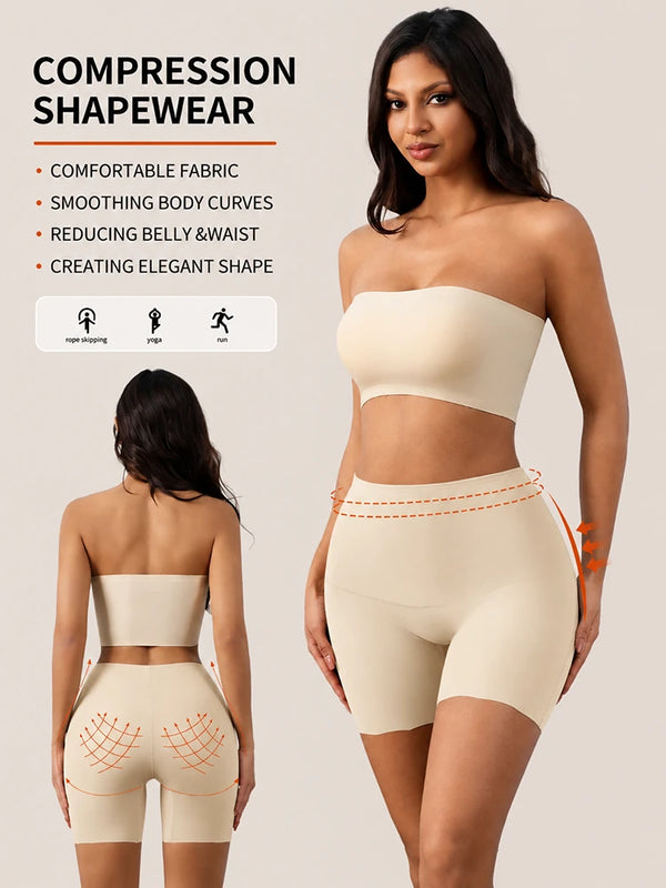 4-Pack Women’s High Waisted Seamless Boyshort Panties