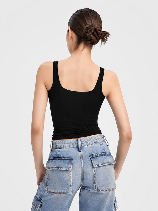Women's Buttery Soft Square Neck Tank Top