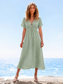 Everyday Cotton Gauze Beach Maxi Dress
