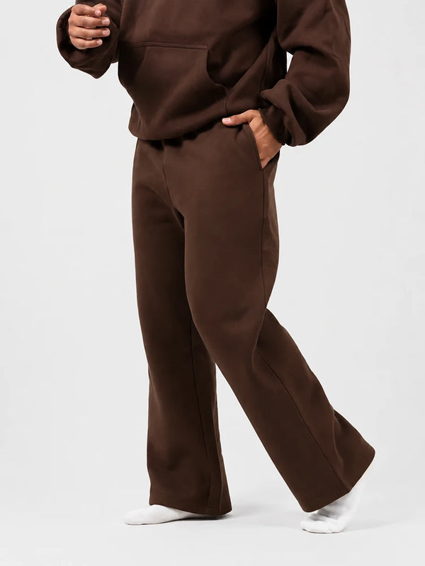 Minimalist Straight Leg Casual Comfy Stretchy Athleisure Sweatpants