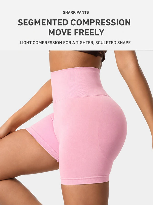 4-Pack Ribbed Butt Lift Shaping Shorts for Women