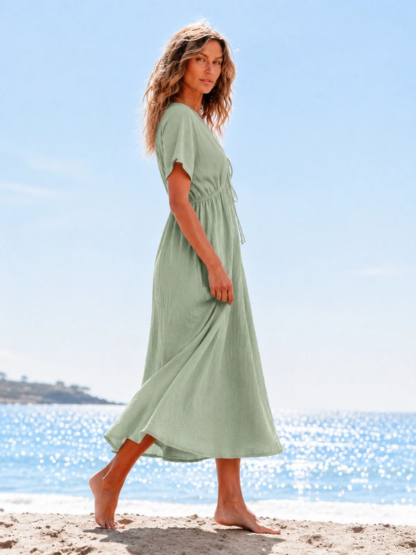 Everyday Cotton Gauze Beach Maxi Dress
