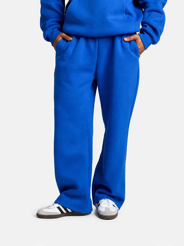 Minimalist Straight Leg Casual Comfy Stretchy Athleisure Sweatpants