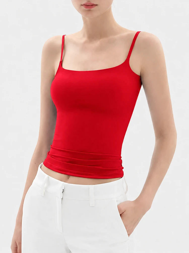 Women's Seamless Spaghetti Strap Shaping Tank Top