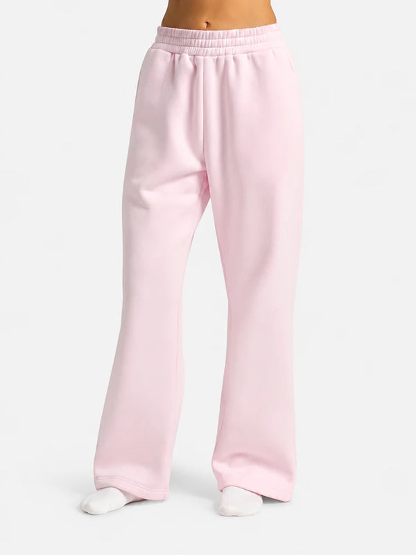 Minimalist Straight Leg Casual Comfy Stretchy Athleisure Sweatpants