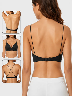 Women Seamless Invisible Low‑Back Backless Bra
