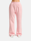 Minimalist Straight Leg Casual Comfy Stretchy Athleisure Sweatpants