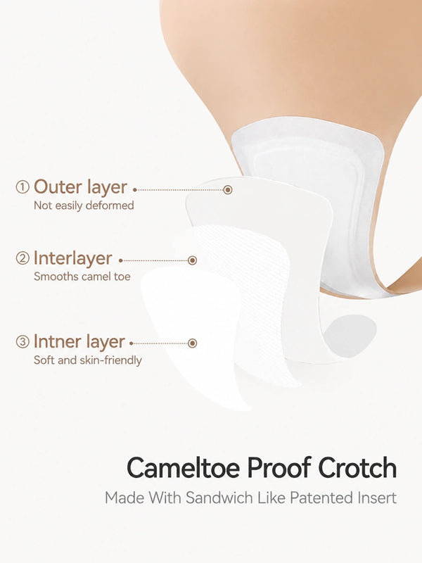 5-Pack Seamless Camel Toe Cover Thong
