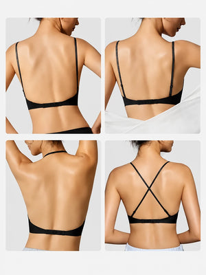 Women Seamless Invisible Low‑Back Backless Bra