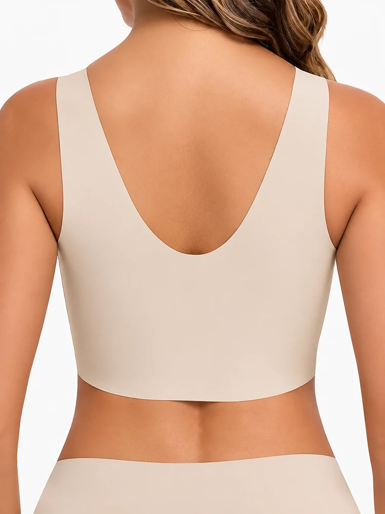 Seamless Wireless Bra – Full Coverage Everyday Bralette
