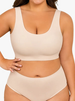 Seamless Wireless Bra – Full Coverage Everyday Bralette