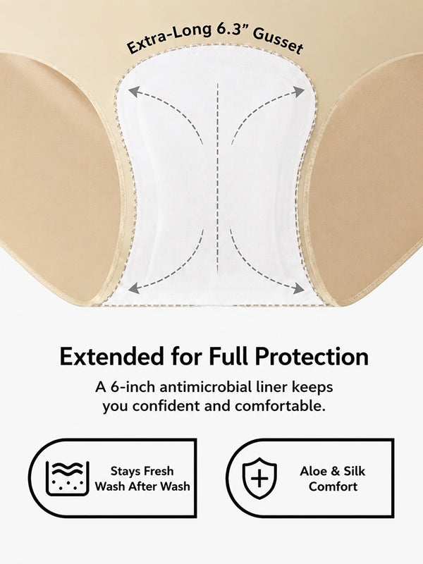 5-Pack Women's Seamless High Waist Tummy Control Panties