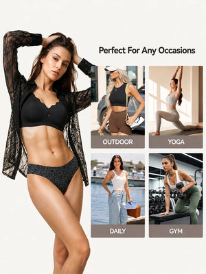 5-Pack Seamless Camel Toe Cover Thong