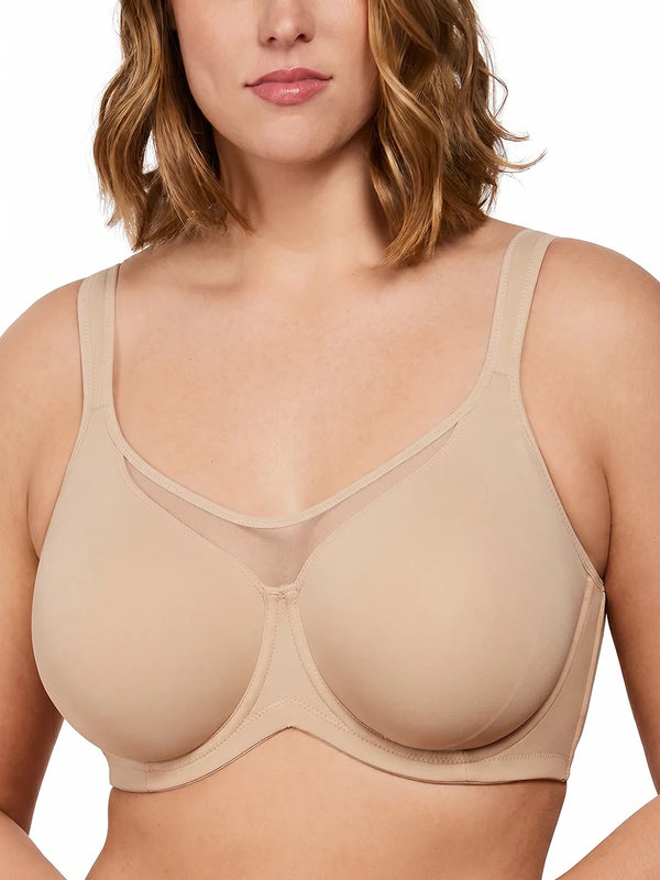 Cool Comfort Full-Coverage Minimizer Bra