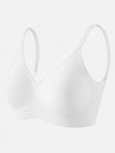 Women's Low-Back Deep V Seamless Bra with Jelly Support