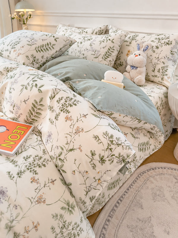 3-Piece Soft Cotton Duvet Cover Set