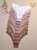 Seamless Scallop Trim Briefs