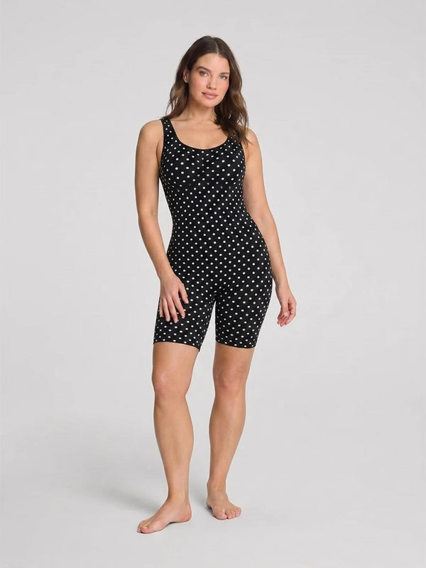 Back Pull Down Easy Bathroom Shaping Bodysuit | Tummy & Butt Contour Shapewear