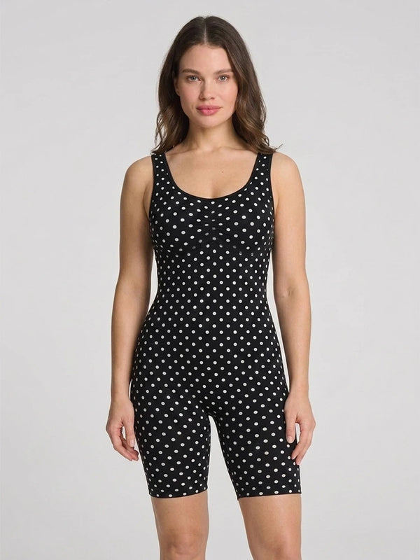 Back Pull Down Easy Bathroom Shaping Bodysuit | Tummy & Butt Contour Shapewear