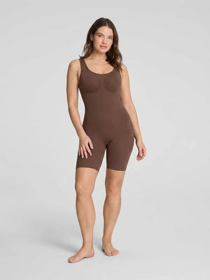 Back Pull Down Easy Bathroom Shaping Bodysuit | Tummy & Butt Contour Shapewear